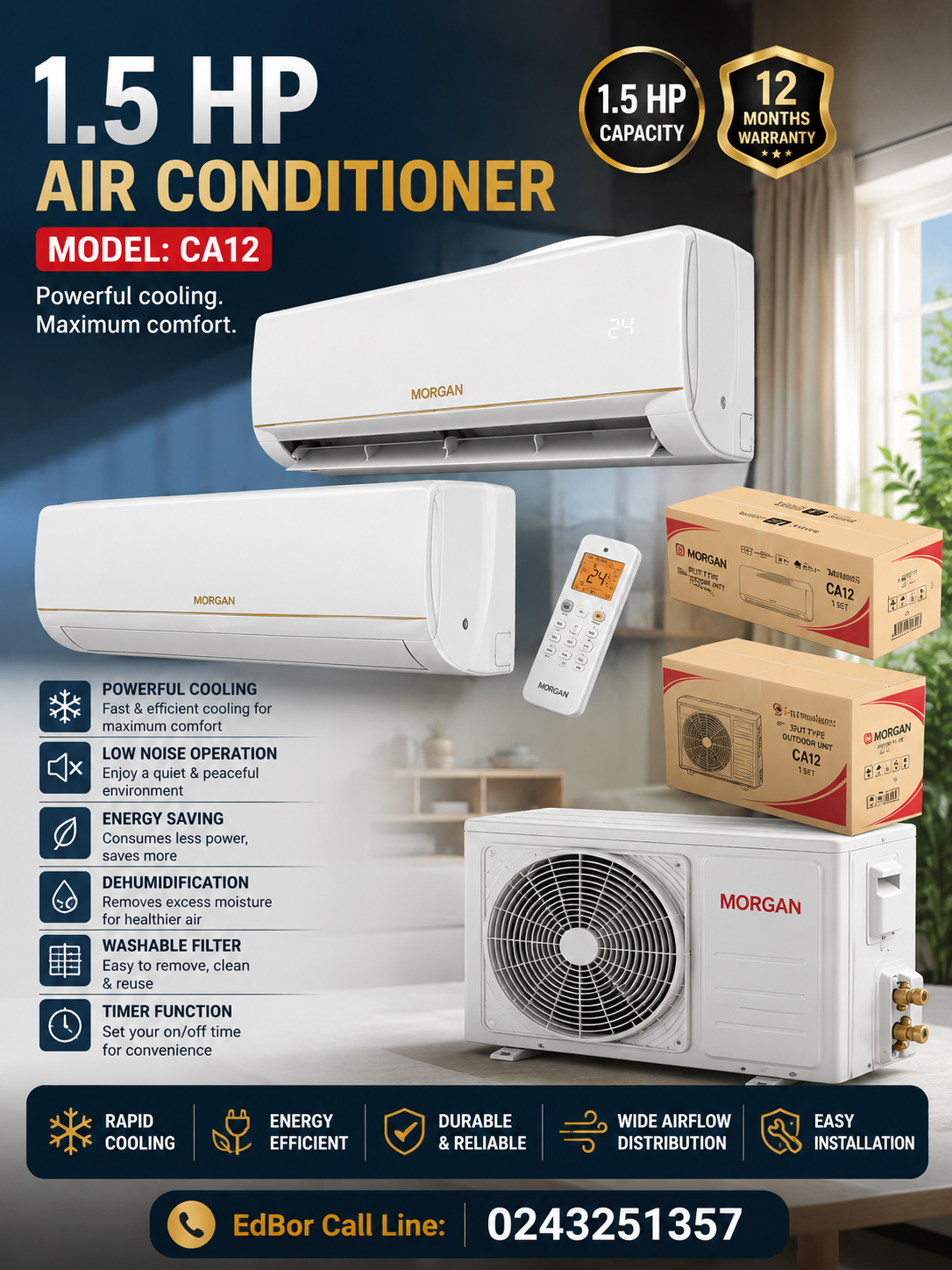 1.5 HP Air Conditioner